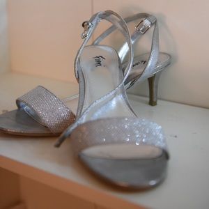 Silver sandals